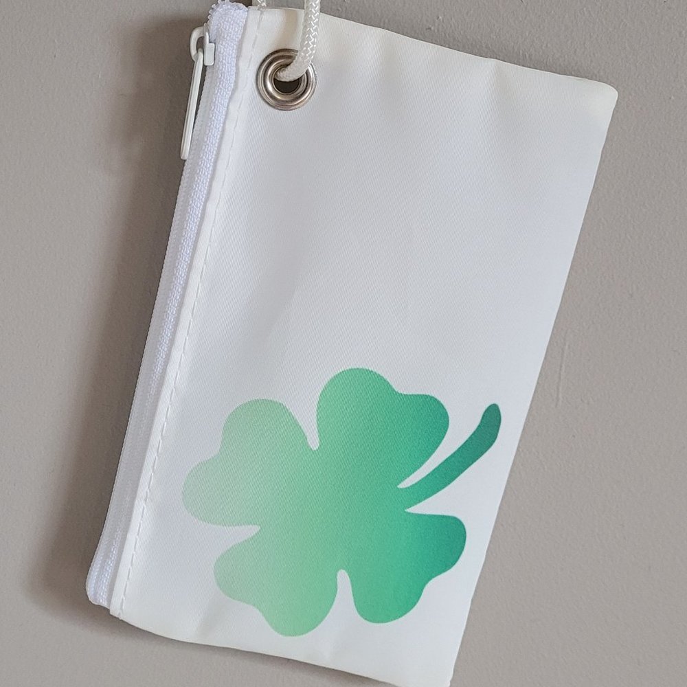 Sea Bags Maine Shamrock Wristlet